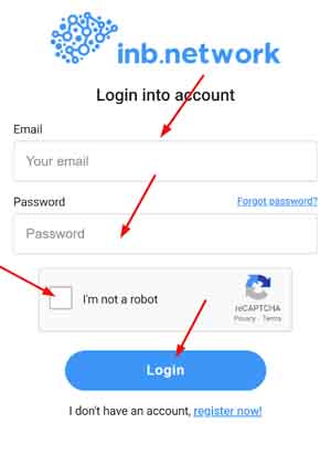 How to Login to INB.Network Using the App?